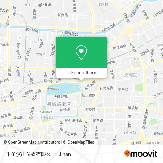 千圣演出传媒有限公司 map