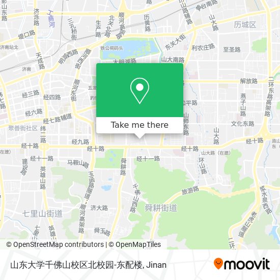 山东大学千佛山校区北校园-东配楼 map