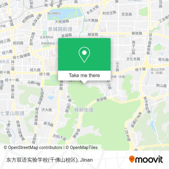 东方双语实验学校(千佛山校区) map