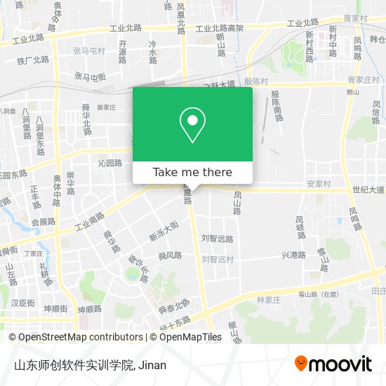 山东师创软件实训学院 map