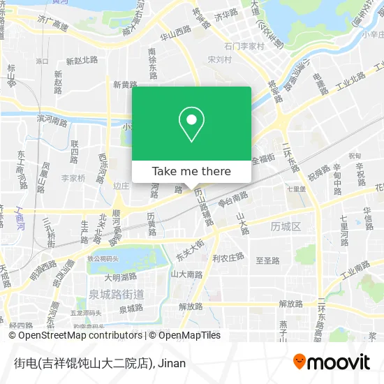 街电(吉祥馄饨山大二院店) map