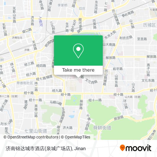 济南锦达城市酒店(泉城广场店) map