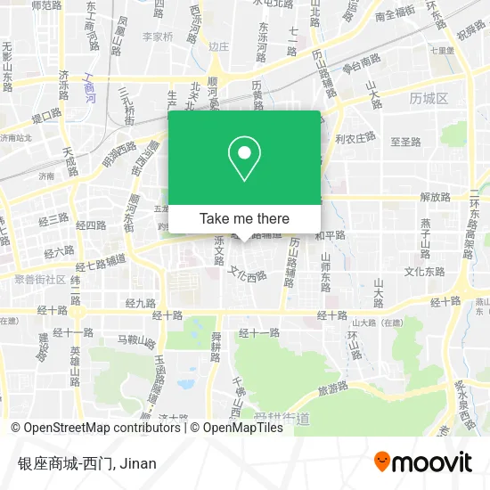 银座商城-西门 map