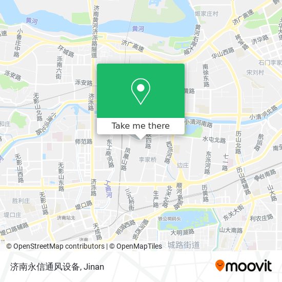 济南永信通风设备 map