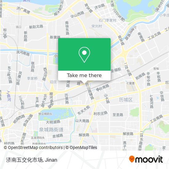 济南五交化市场 map