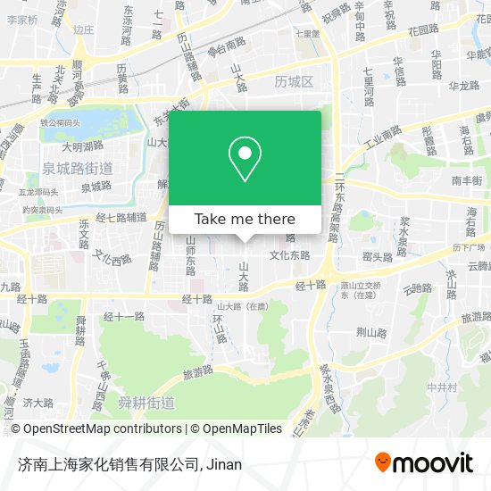 济南上海家化销售有限公司 map