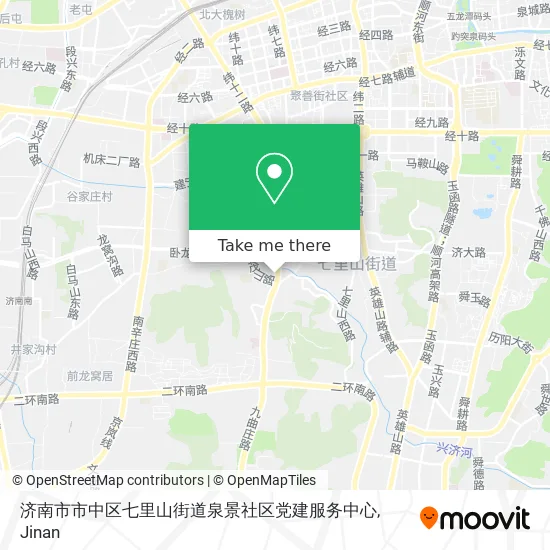 济南市市中区七里山街道泉景社区党建服务中心 map