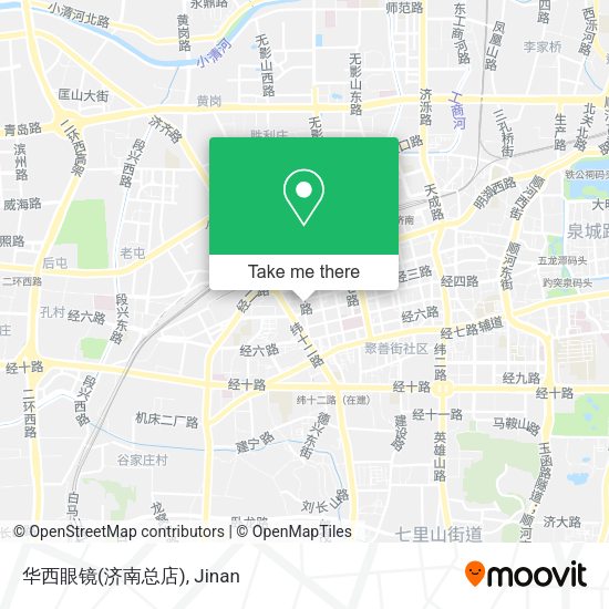 华西眼镜(济南总店) map