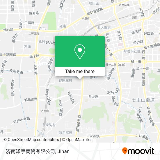 济南泽宇商贸有限公司 map