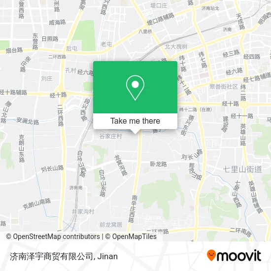 济南泽宇商贸有限公司 map