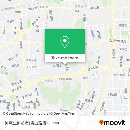 鲜惠生鲜超市(雪山路店) map