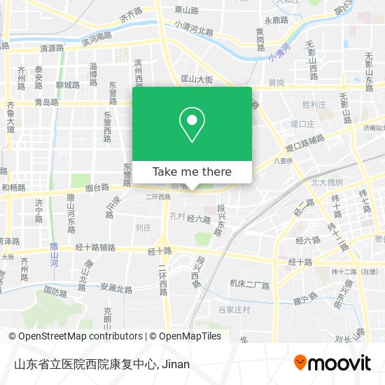 山东省立医院西院康复中心 map