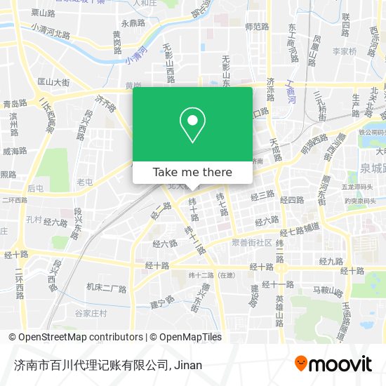 济南市百川代理记账有限公司 map