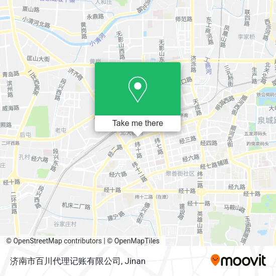 济南市百川代理记账有限公司 map