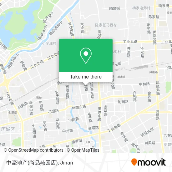 中豪地产(尚品燕园店) map