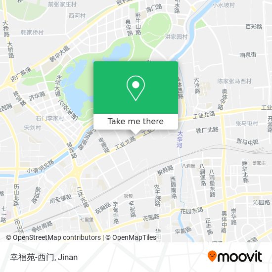 幸福苑-西门 map