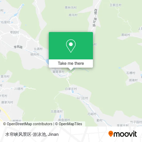 水帘峡风景区-游泳池 map