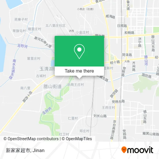 新家家超市 map