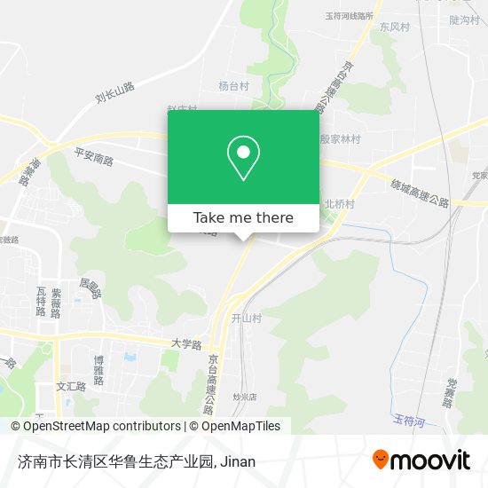 济南市长清区华鲁生态产业园 map
