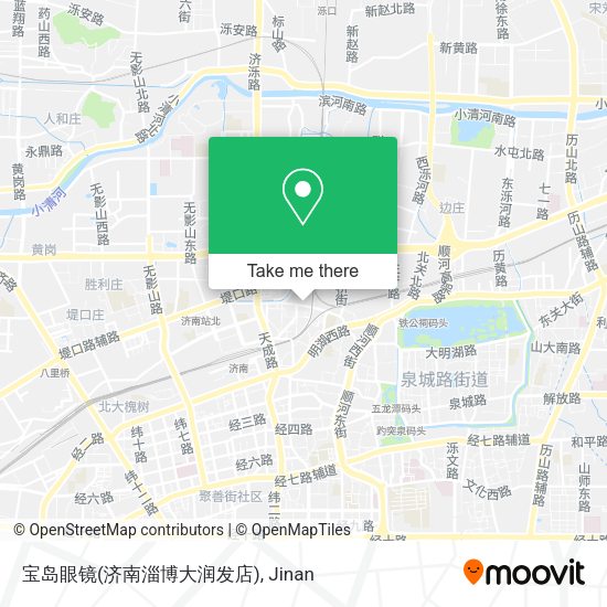 宝岛眼镜(济南淄博大润发店) map