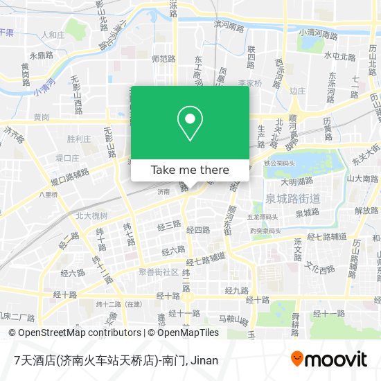 7天酒店(济南火车站天桥店)-南门 map