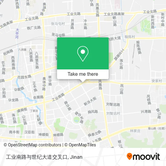 工业南路与世纪大道交叉口 map