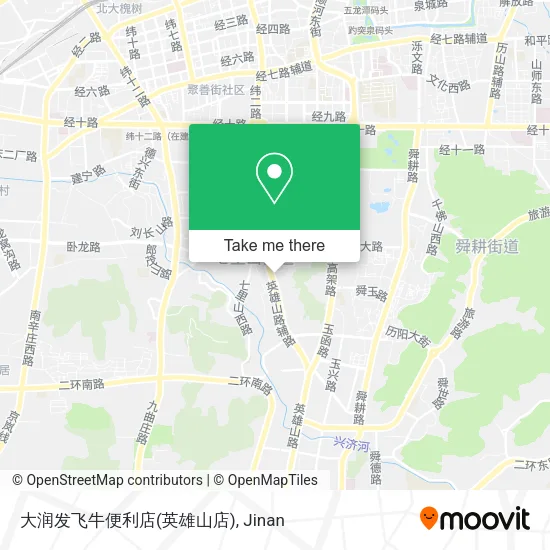 大润发飞牛便利店(英雄山店) map