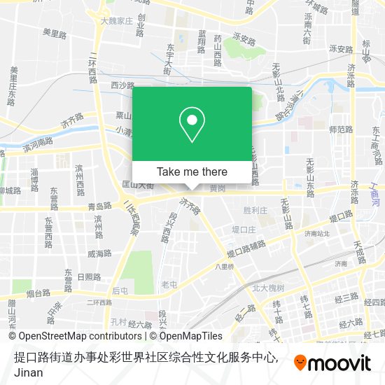 提口路街道办事处彩世界社区综合性文化服务中心 map