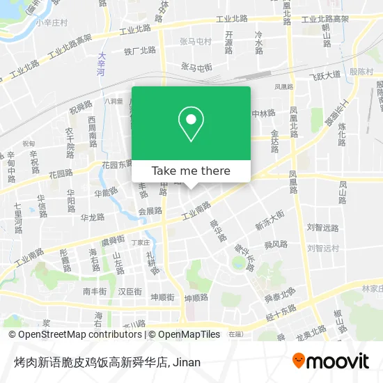 烤肉新语脆皮鸡饭高新舜华店 map