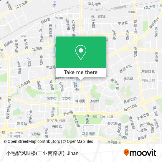 小毛驴风味楼(工业南路店) map