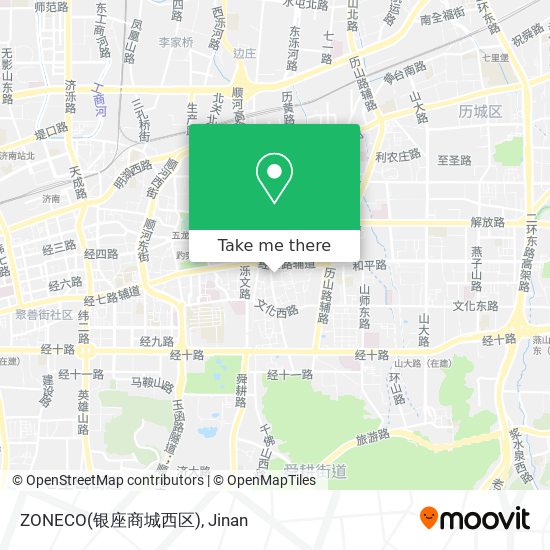 ZONECO(银座商城西区) map