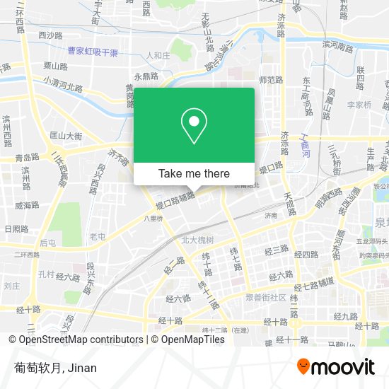 葡萄软月 map