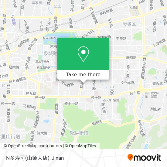 N多寿司(山师大店) map