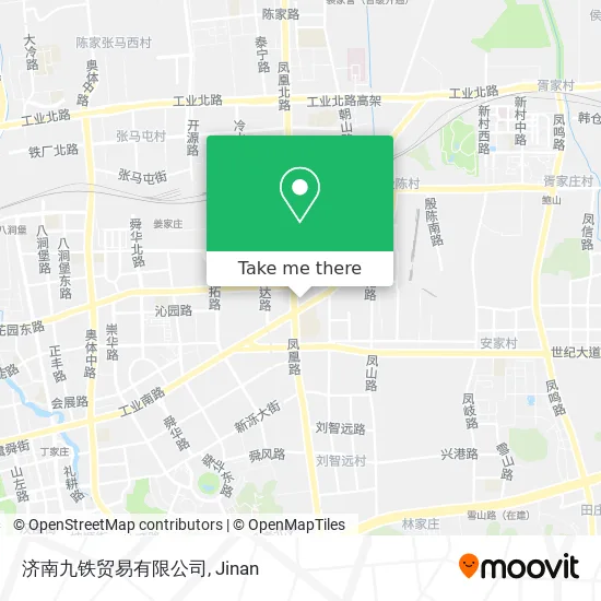 济南九铁贸易有限公司 map