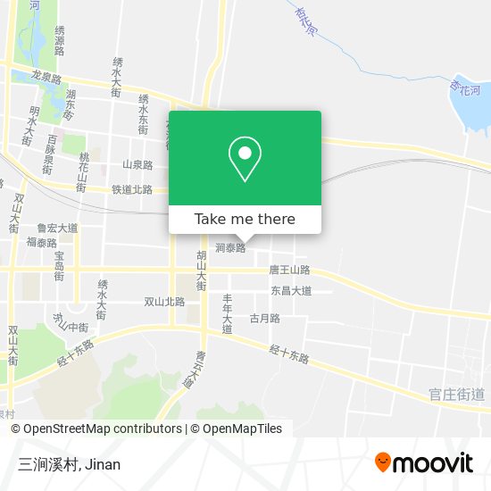 三涧溪村 map