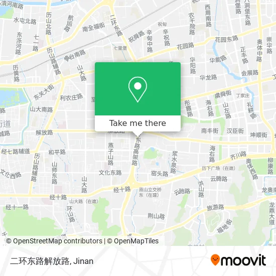 二环东路解放路 map