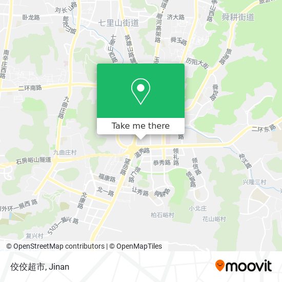 佼佼超市 map