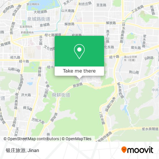 银庄旅游 map