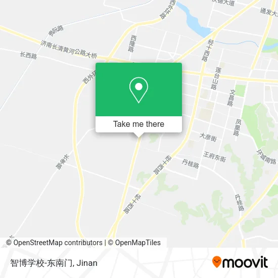 智博学校-东南门 map