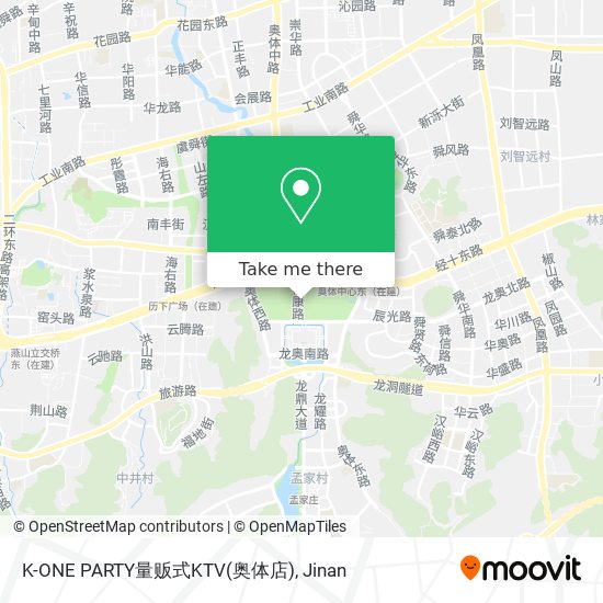 K-ONE  PARTY量贩式KTV(奥体店) map