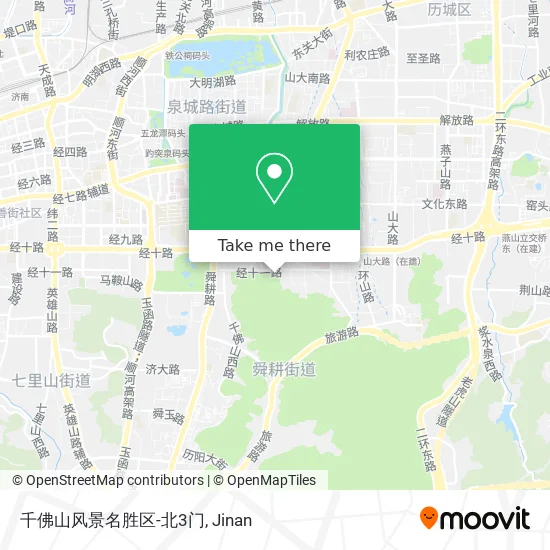 千佛山风景名胜区-北3门 map