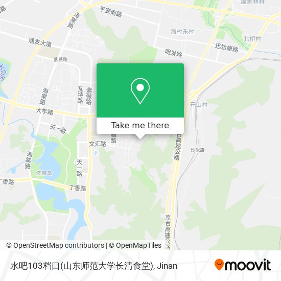 水吧103档口(山东师范大学长清食堂) map
