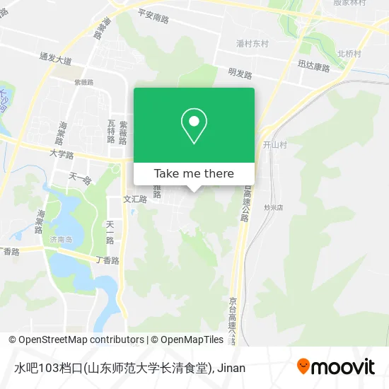 水吧103档口(山东师范大学长清食堂) map