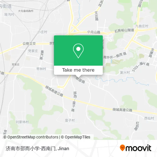 济南市邵而小学-西南门 map
