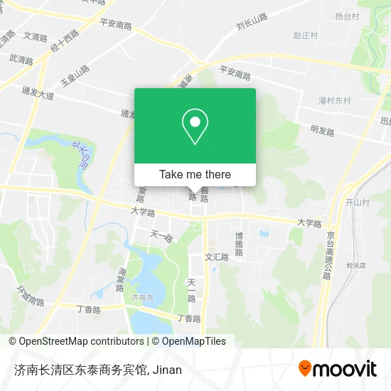 济南长清区东泰商务宾馆 map