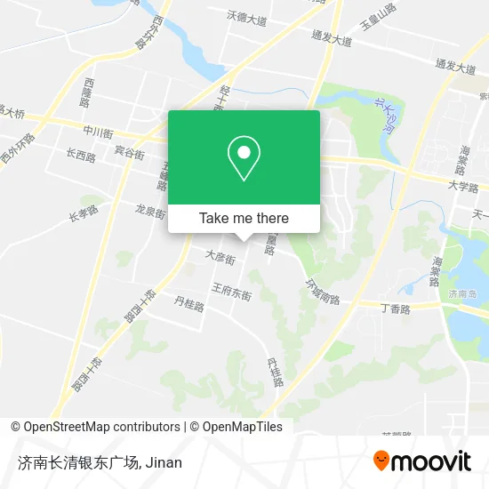 济南长清银东广场 map