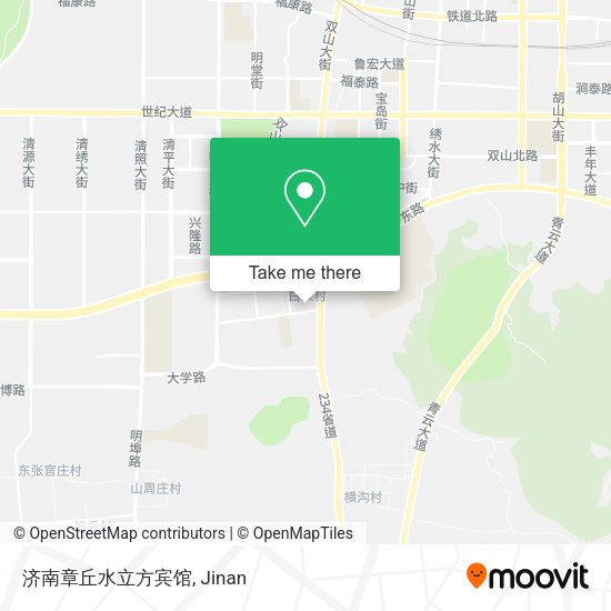 济南章丘水立方宾馆 map