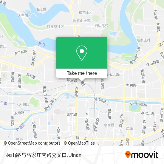 标山路与马家庄南路交叉口 map