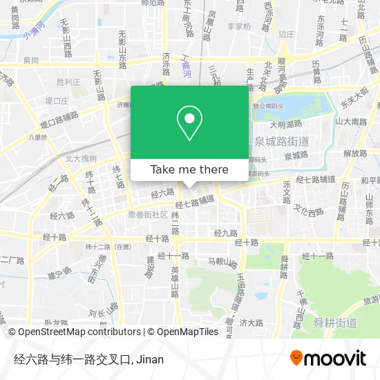 经六路与纬一路交叉口 map
