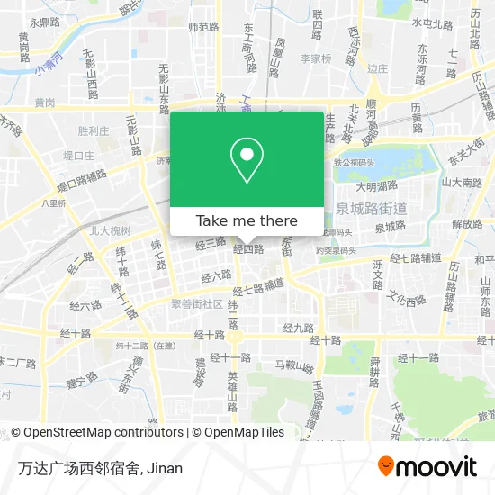 万达广场西邻宿舍 map